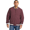 Sport-Tek Men's Maroon Insulated Varsity Jacket