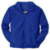 Sport-Tek Men's True Royal Hooded Raglan Jacket