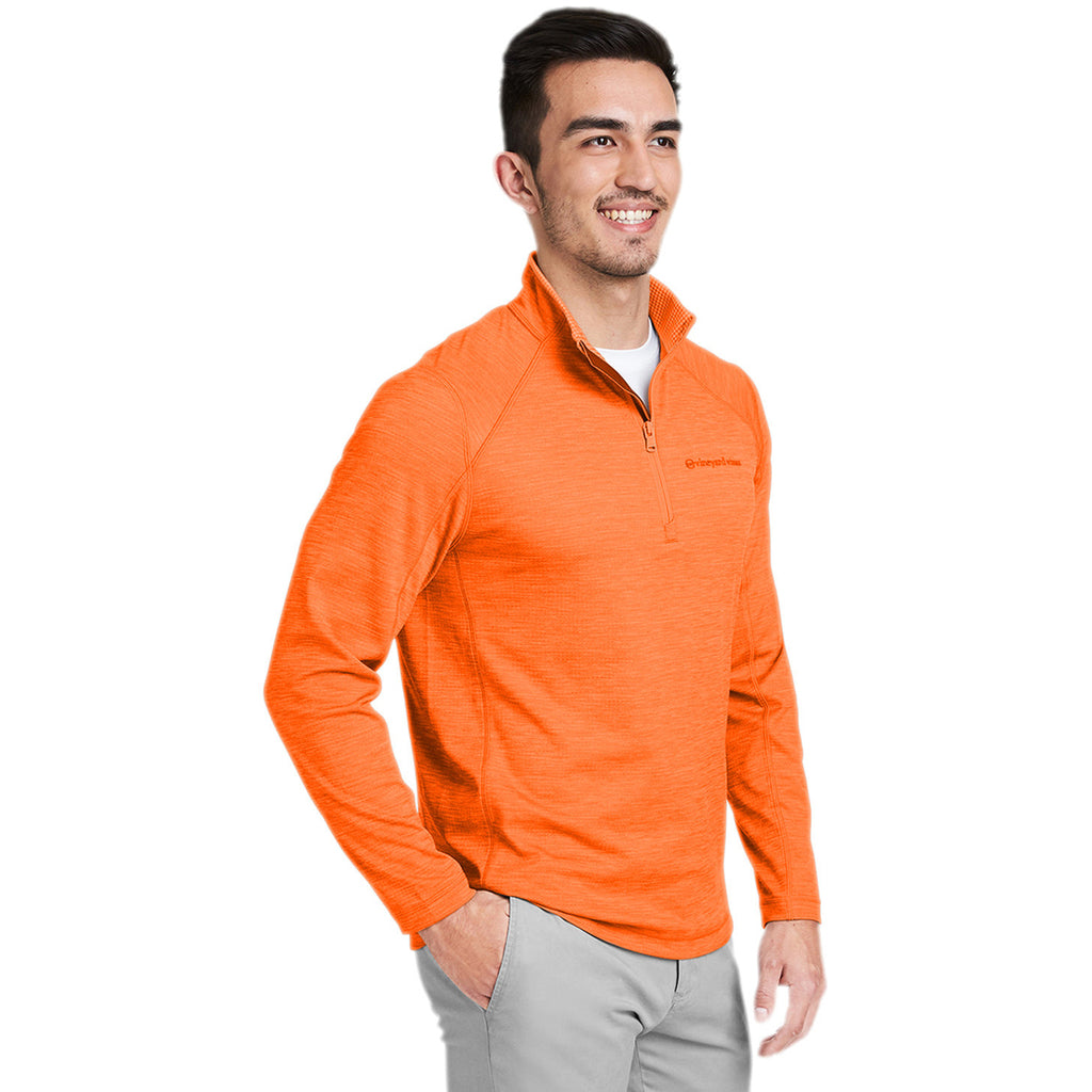 Vineyard Vines Men's Collegiate Orange Sankaty Quarter-Zip Pullover