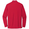 Port Authority Men's Rich Red Dry Zone UV Micro-Mesh Long Sleeve Polo