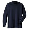 Port Authority Men's Navy Interlock Knit Mock Turtleneck