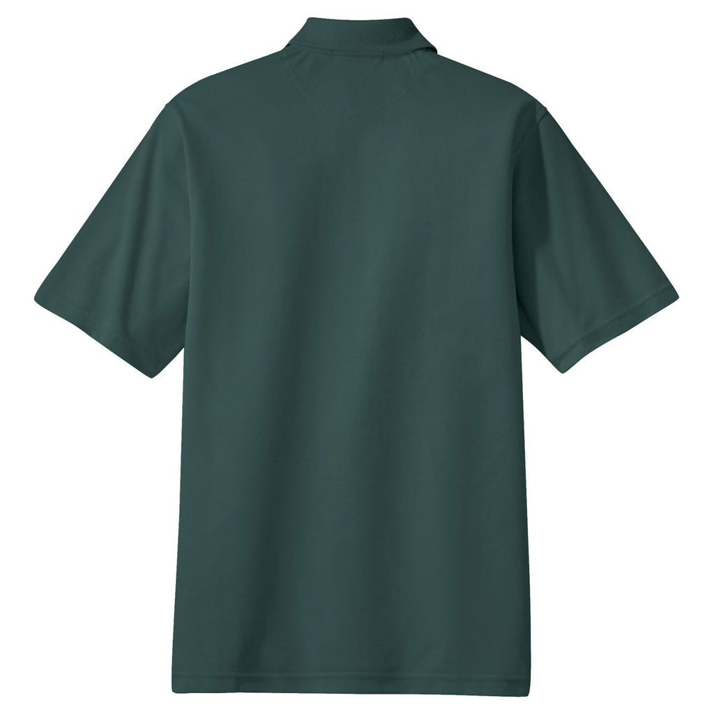 Port Authority Men's Dark Green Rapid Dry Polo