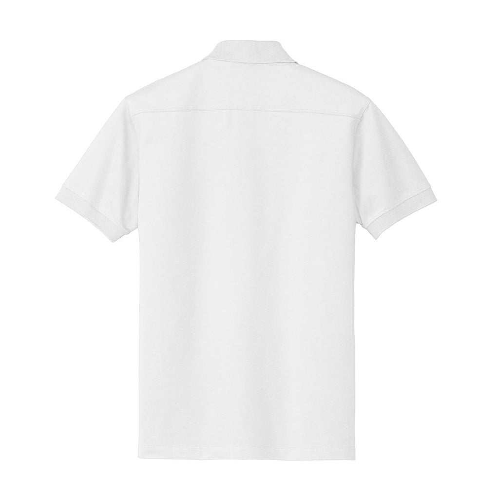 Port Authority Men's White Stretch Pique Polo