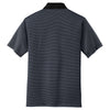 Port Authority Men's Graphite/Black Fine Stripe Performance Polo