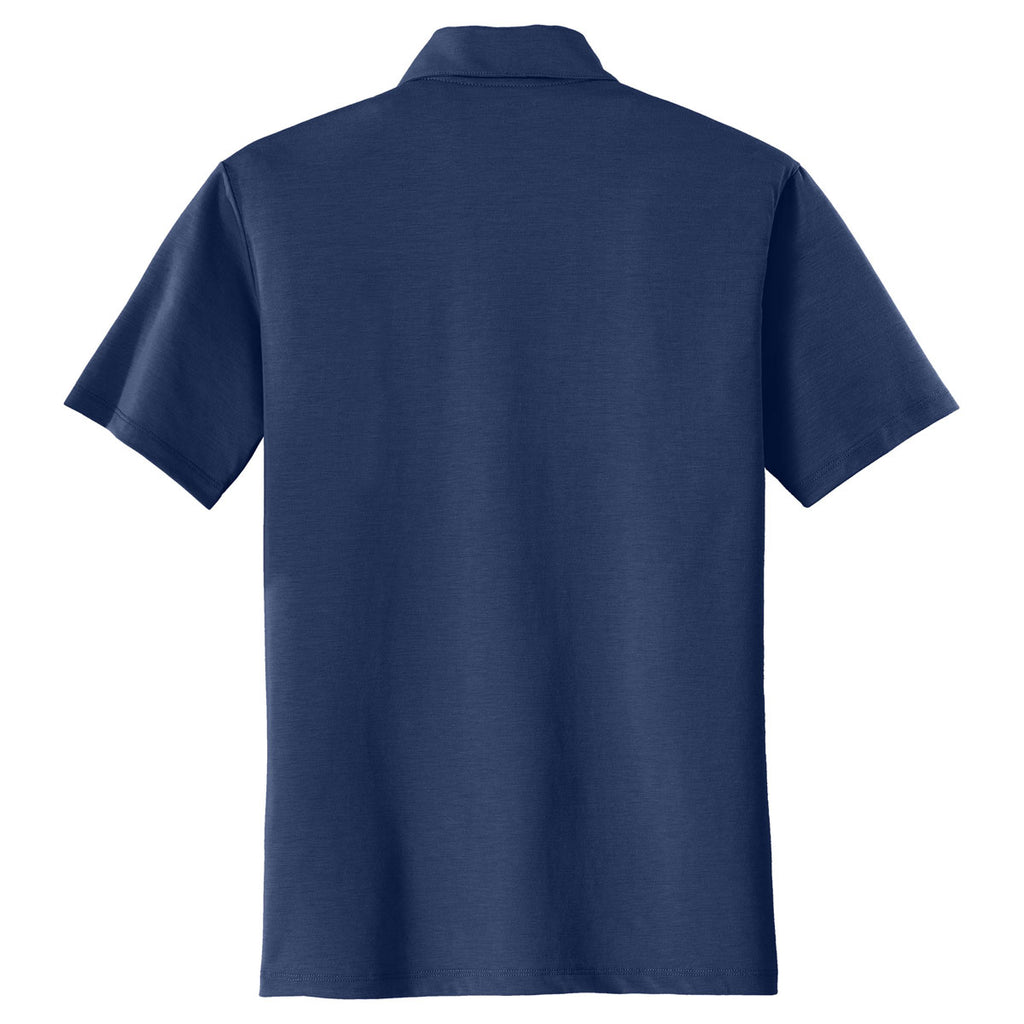 Port Authority Men's Estate Blue Cotton Touch Performance Polo