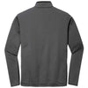 Port Authority Men's Steel Grey/Black Silk Touch Performance Quarter Zip