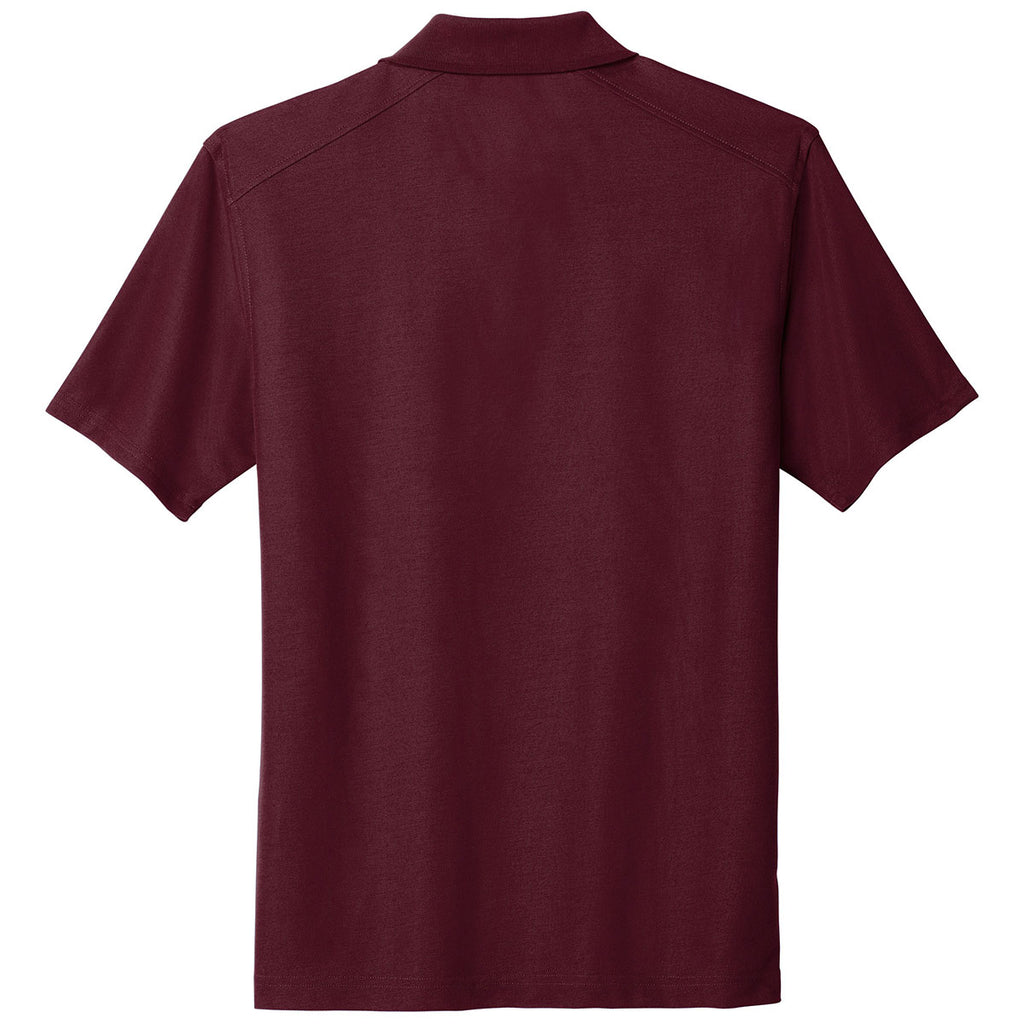 Port Authority Men's Maroon EZPerformance Pique Polo