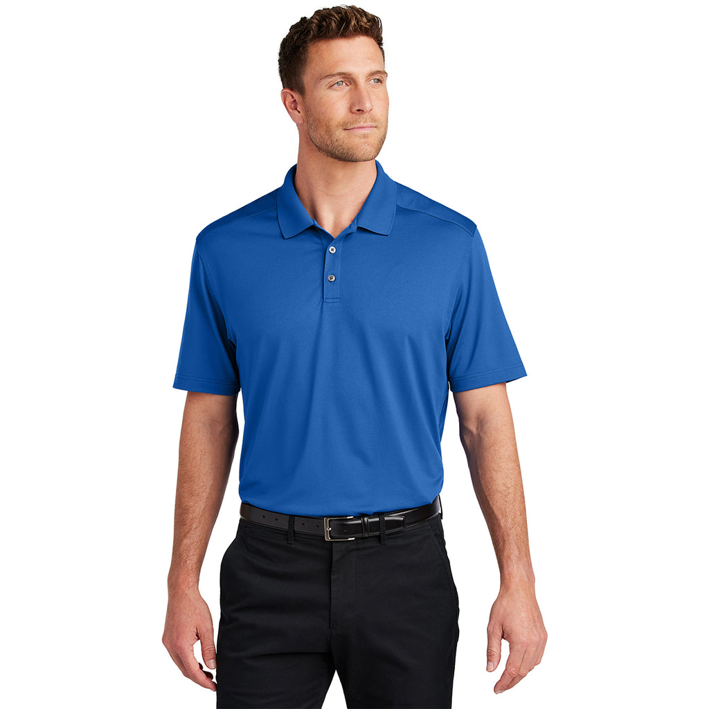 Port Authority Men's True Blue City Stretch Flat Knit Polo