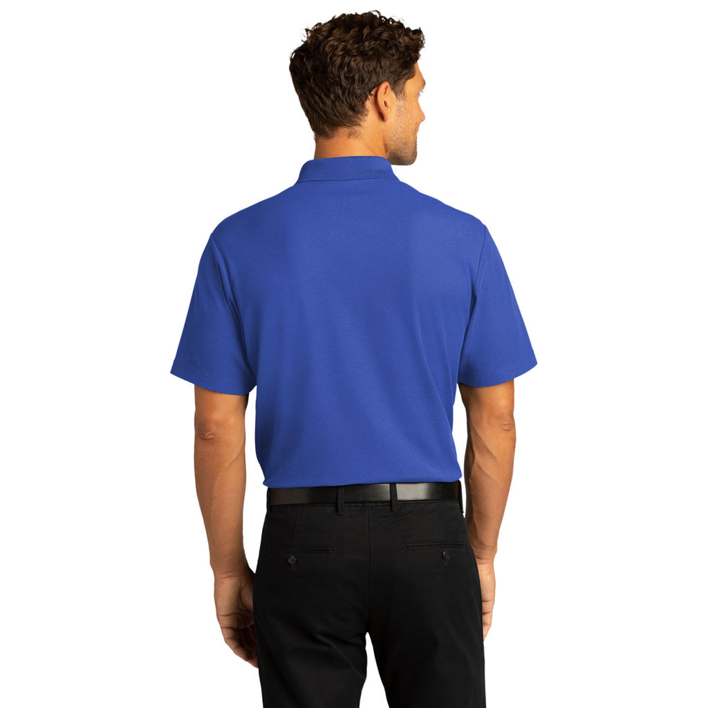 Port Authority Men's True Royal SuperPro React Polo