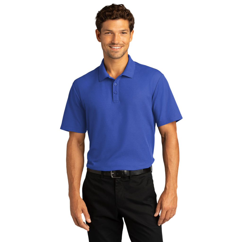 Port Authority Men's True Royal SuperPro React Polo