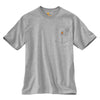 Carhartt Men's Tall Heather Grey Workwear Pocket S/S T-Shirt