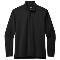 Port Authority Men's Deep Black C-FREE Double Knit 1/4-Zip