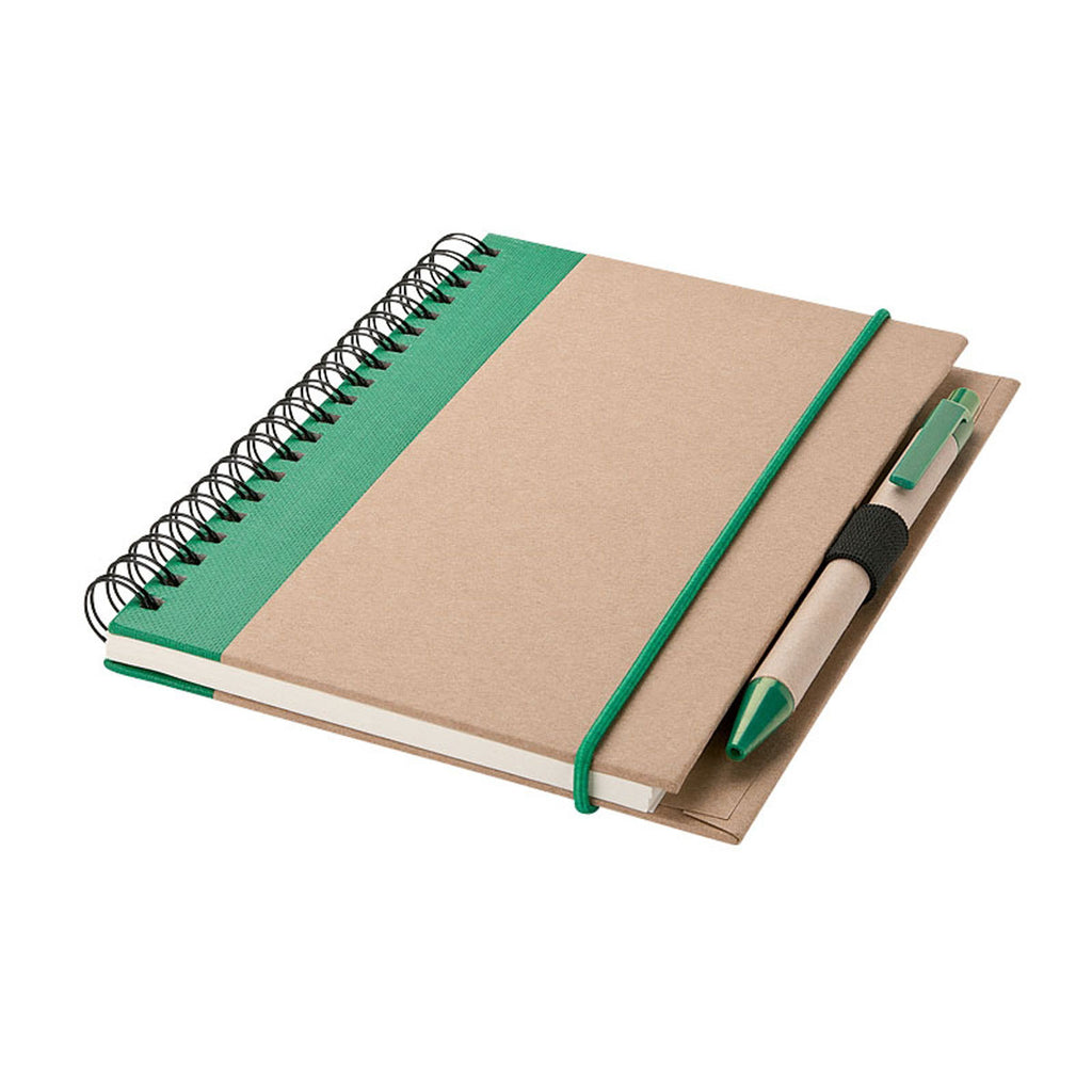 Sovrano Green Perth Notebook & Pen