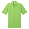 Port & Company Men's Lime Tall Core Blend Jersey Knit Polo