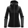 Stormtech Women's Black/Dolphin Orbiter Softshell Hoody