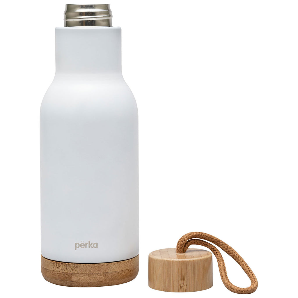 Perka White Altair 17 oz. Double Wall, Stainless Steel Water Bottle