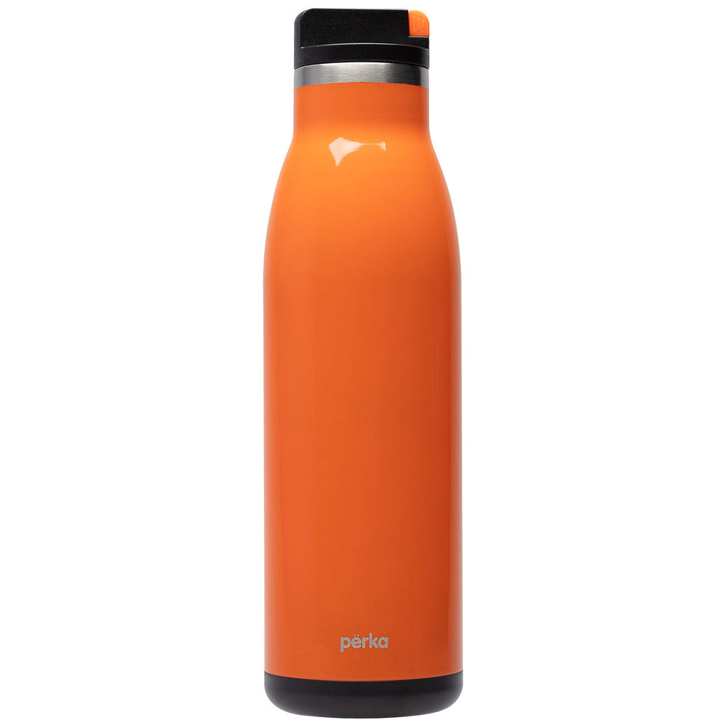 Perka Orange Granada 17 oz. Double Wall, Stainless Steel Water Bottle