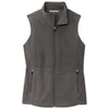 Port Authority Women's Pewter Accord Microfleece Vest