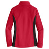 Port Authority Women's Rich Red/Black Colorblock Value Fleece Jacket