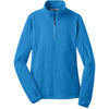 Port Authority Women's Light Royal Microfleece 1/2-Zip Pullover