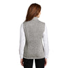 Port Authority Women's Grey Heather Sweater Fleece Vest