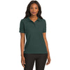 Port Authority Women's Dark Green Silk Touch Polo