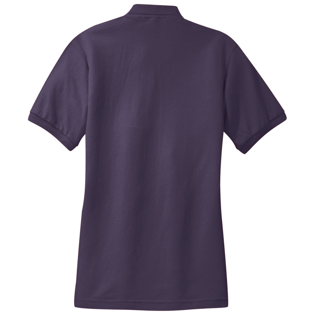 Port Authority Women's Eggplant Silk Touch Polo