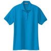 Port Authority Women's Turquoise Silk Touch Polo