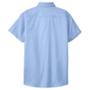 Port Authority Women's Light Blue/Light Stone Short Sleeve Easy Care Shirt