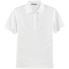 Port Authority Women's White Dry Zone Ottoman Polo