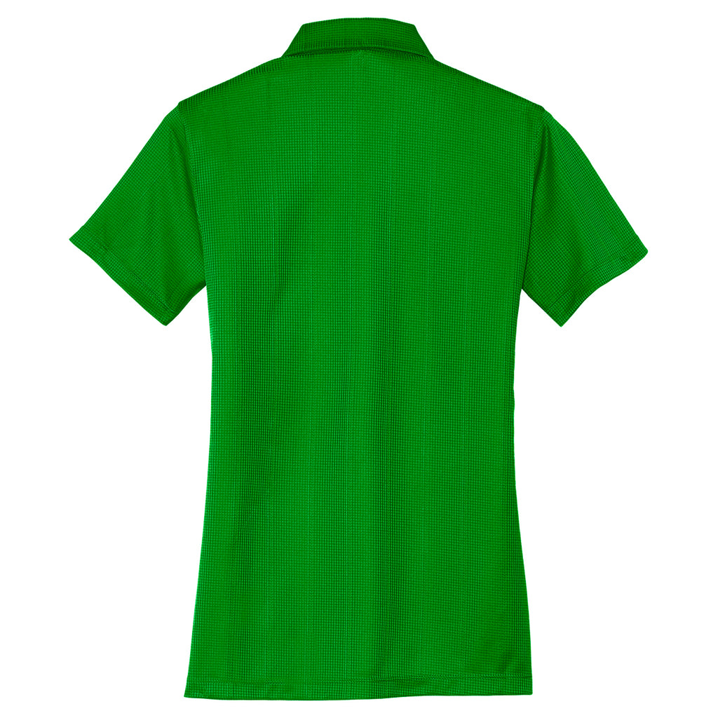 Port Authority Women's Vine Green Performance Jacquard Polo