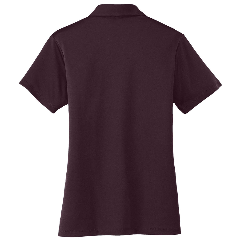 Port Authority Women's Maroon Performance Poly Polo