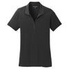 Port Authority Women's Black Cotton Touch Performance Polo