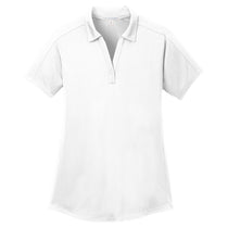 Port Authority Women's White Diamond Jacquard Polo