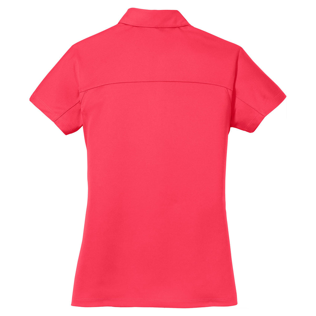 Port Authority Women's Hibiscus Pink Crossover Raglan Polo