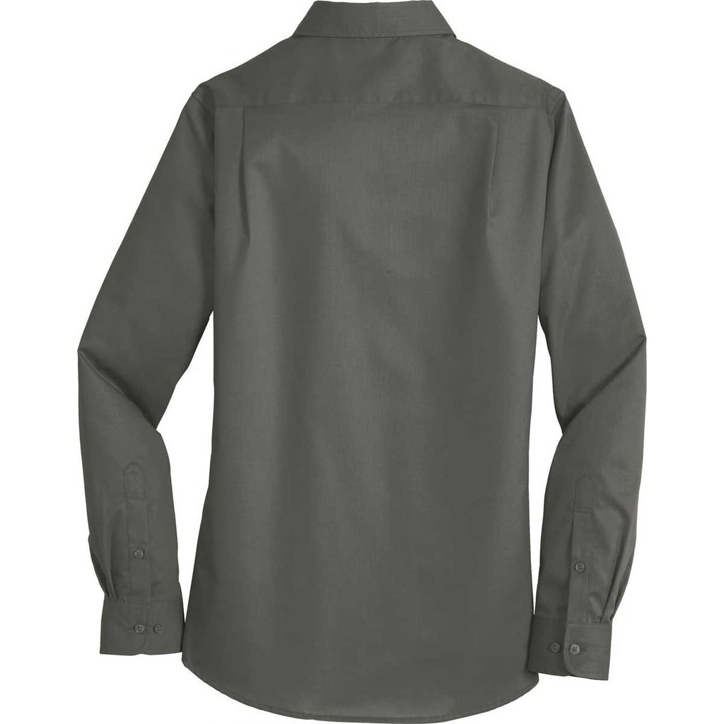 Port Authority Women's Sterling Grey SuperPro Twill Shirt