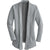 Port Authority Women's Medium Grey Heather/Charcoal Heather Interlock Cardigan