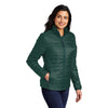 Port Authority Women's Tree Green/ Marine Green Packable Puffy Jacket