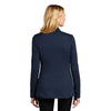 Port Authority Women's River Blue Navy Heather Collective Striated Fleece Jacket