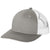 Port Authority Women's Heather Grey/ White Snapback Ponytail Trucker Cap