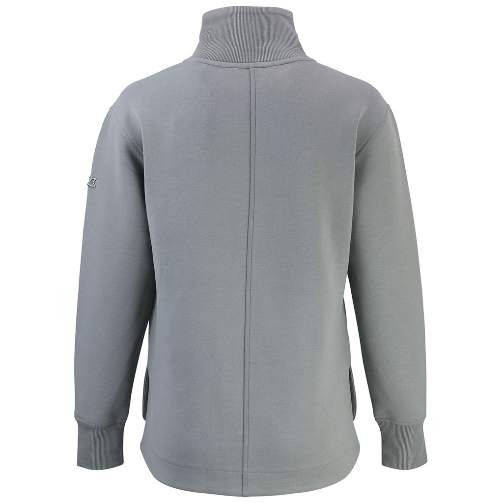 Cutter & Buck Women's Elemental Grey Roam Eco Full Zip Recycled Jacket