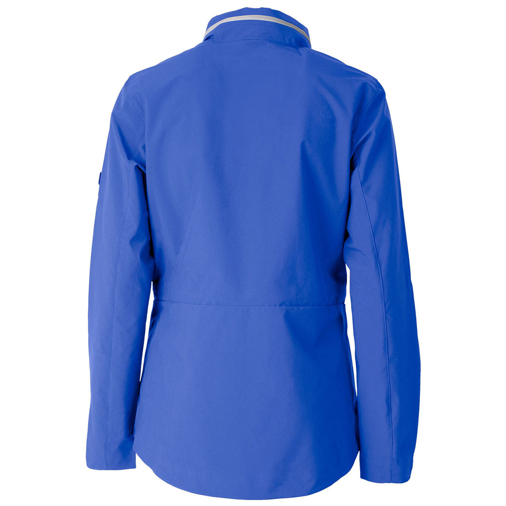 Cutter & Buck Women's Chelan Vapor Water Repellent Stretch Full Zip Rain Jacket