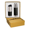 Leeman Black Tuscany Thermos and Tumbler Gift Set