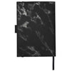 Leeman Black Medium Marble Refillable Journal