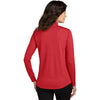 Port Authority Women's Rich Red Dry Zone UV Micro-Mesh 1/4 Zip