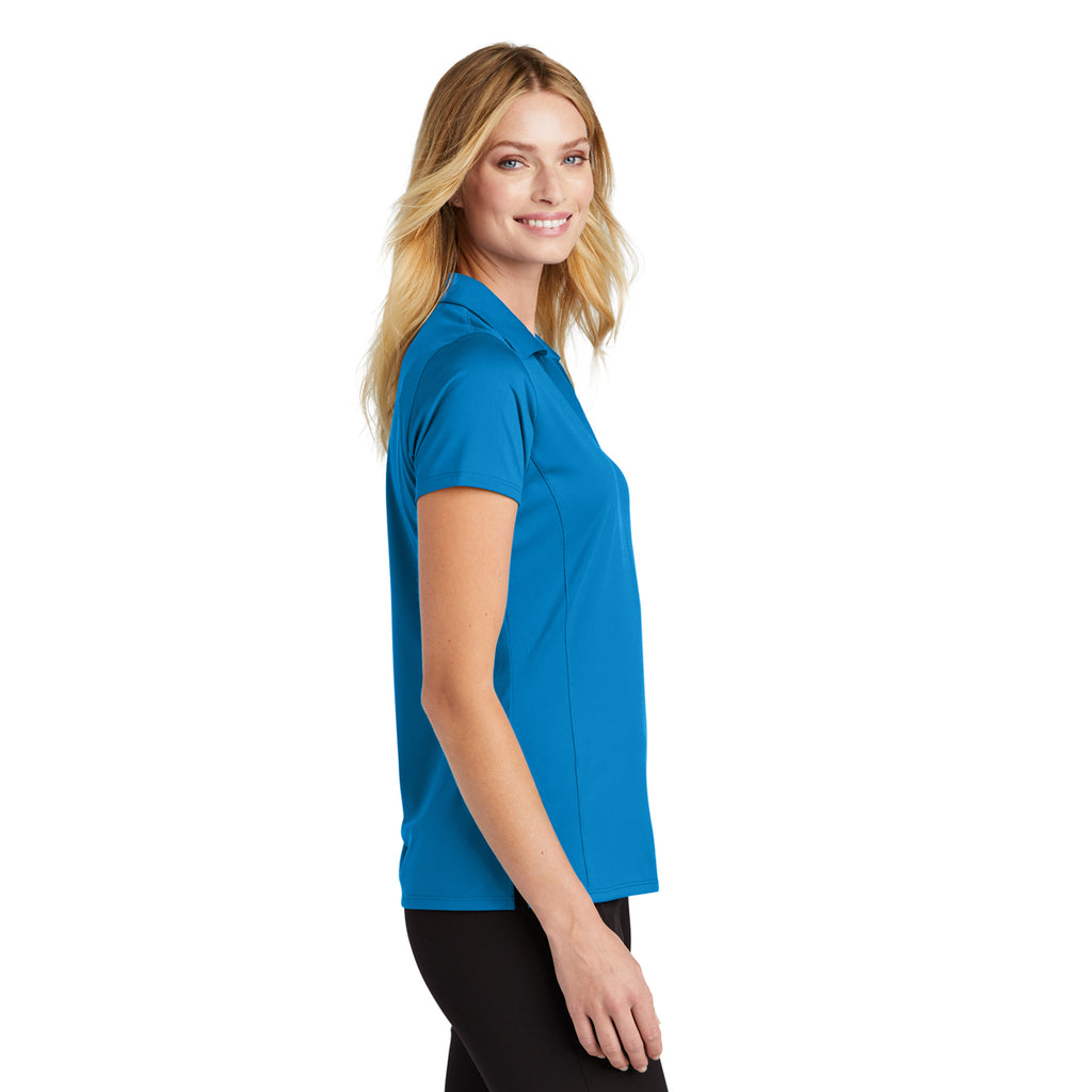 Port Authority Women's Brilliant Blue Performance Staff Polo