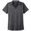 Port Authority Women's Deep Black Shadow Stripe Polo