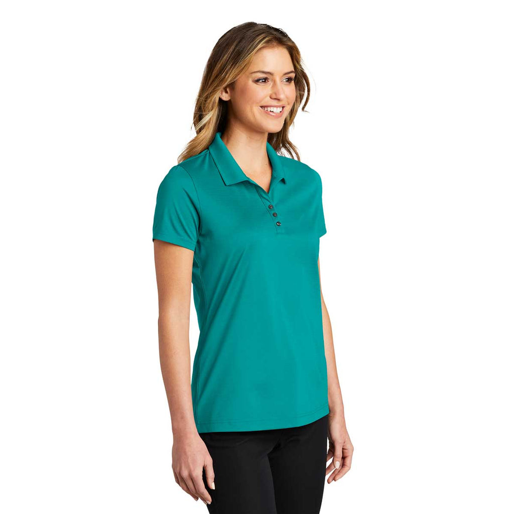 Port Authority Women's Tropic Blue Eclipse Stretch Polo