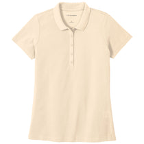 Port Authority Women's Ecru SuperPro React Polo