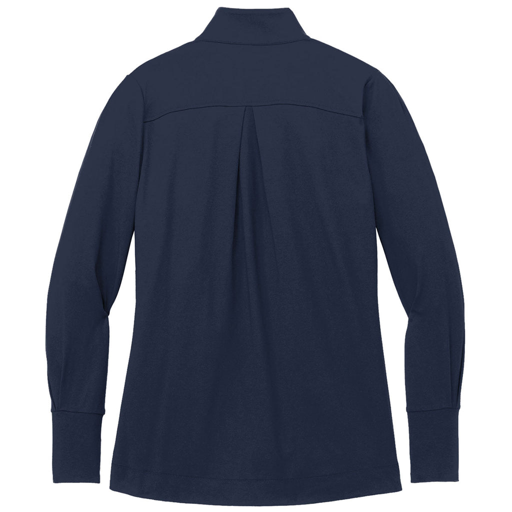 Port Authority Women's River Blue Navy Fairway Stretch Quarter Zip